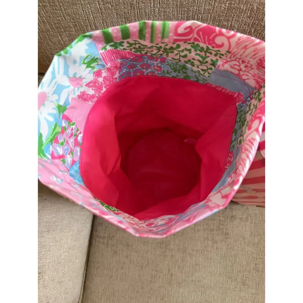 2 Lilly Pulitzer Pool Pouches NWOT GWP Crazy Quilt and Daisy Print